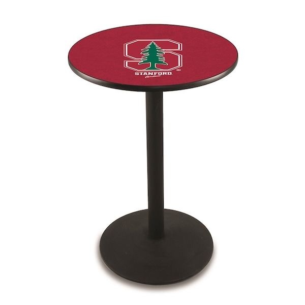 42" Blk Wrinkle Stanford Pub Table